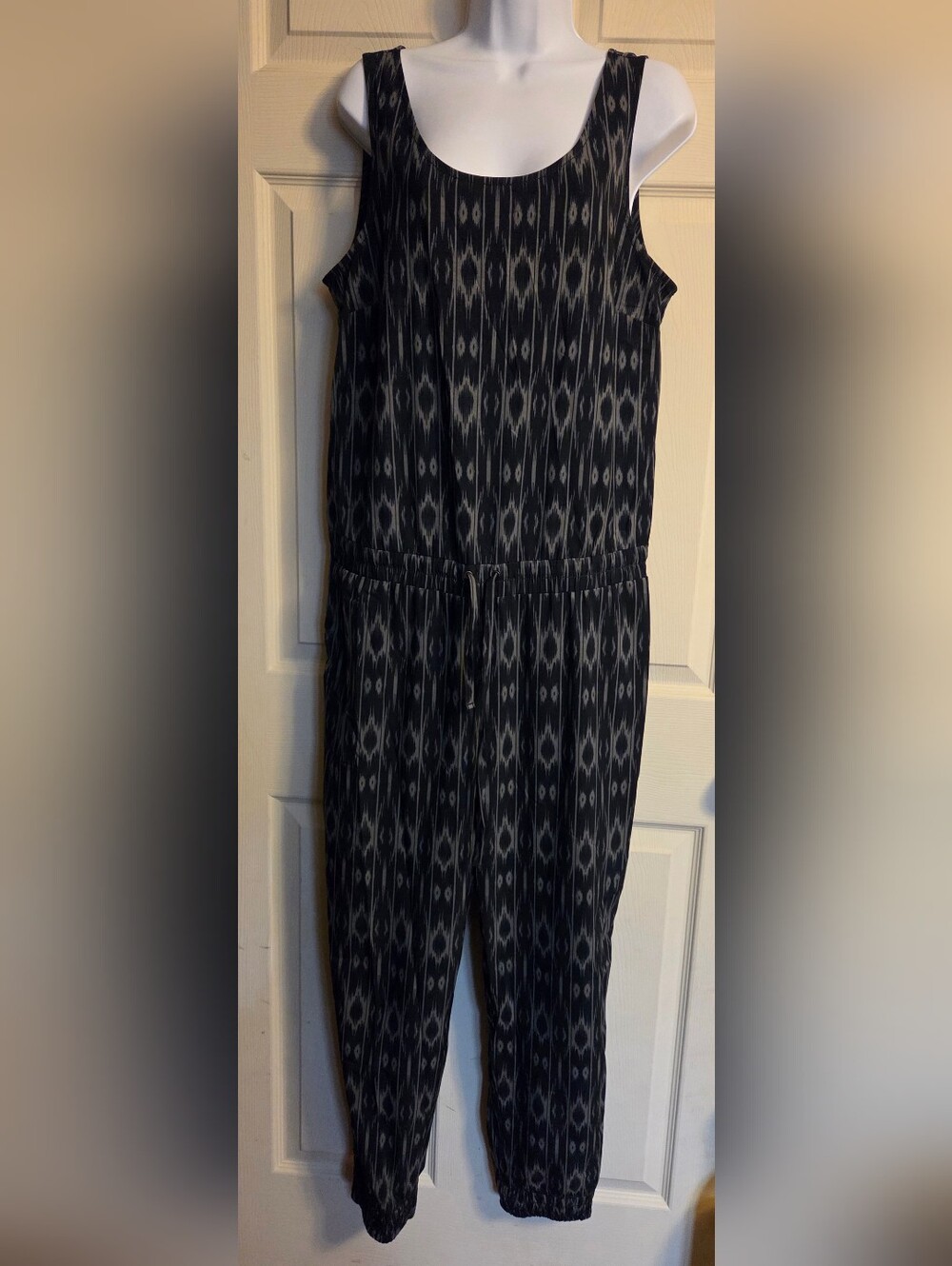 Athleta Ikat Crossback Jumpsuit Size 14